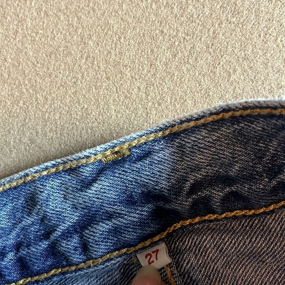 LEVI’S Denim Midi Jean Skirt - 27 - Picture 9 of 11